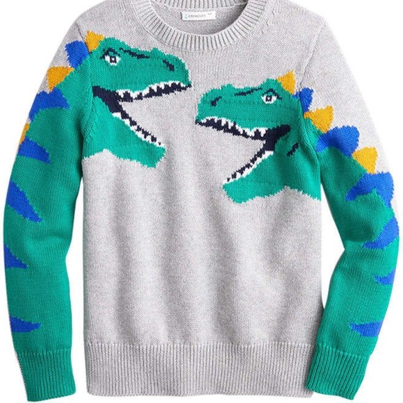 Bnwt J Crew Crewcuts Dinosaur Sweater 